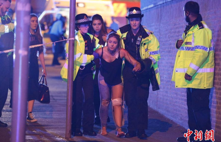 英警方确认曼彻斯特爆炸致19死50人伤  未收到中国公民死伤报告