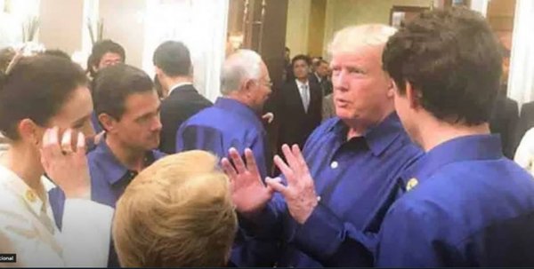 20190716 Jacinda Ardern and Donald Trump first met