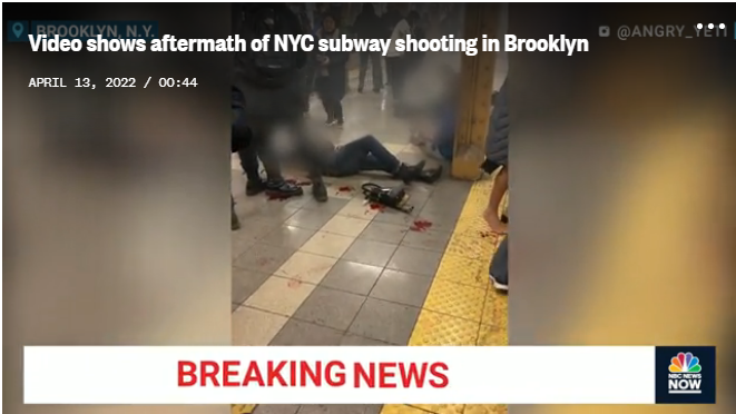纽约地铁站突发枪击案，至少16人受伤！目击者称“太疯狂了”！枪手是一名非裔男性