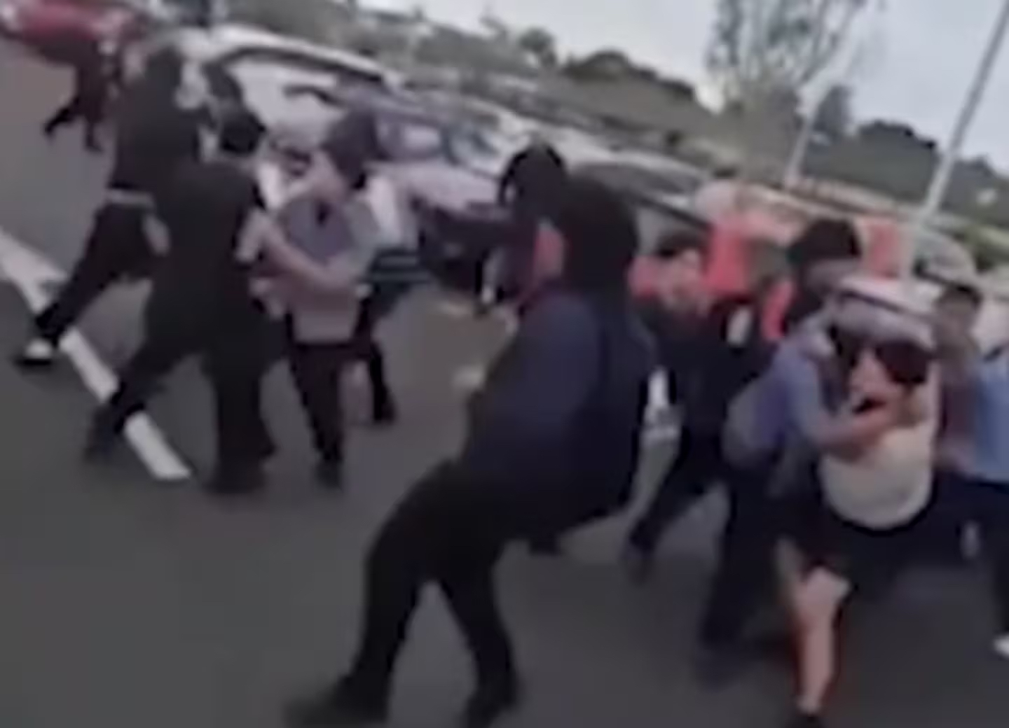 奥克兰火车站爆发大规模群殴！多所高中的学生卷入，公众惊恐躲避！