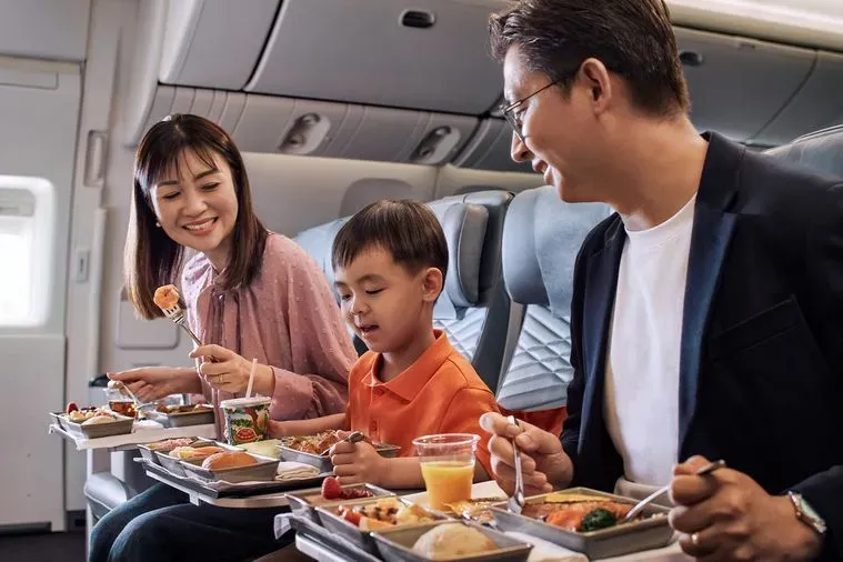 Singapore Airlines Premium Economy Meals. Source: Singapore Airlines