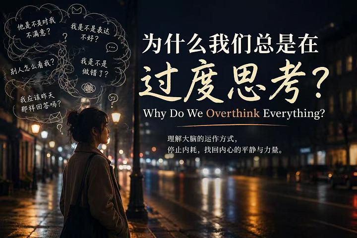 【思琪的心理学专栏】为什么我们总是在过度思考(Overthinking)?