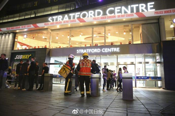 伦敦一购物中心发生有毒物质袭击事件 至少6人受伤