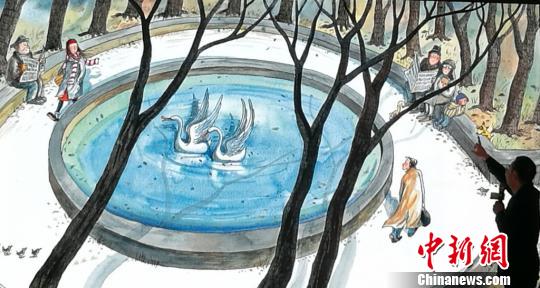 几米：首次大陆原画展  “画”说20年创作生涯