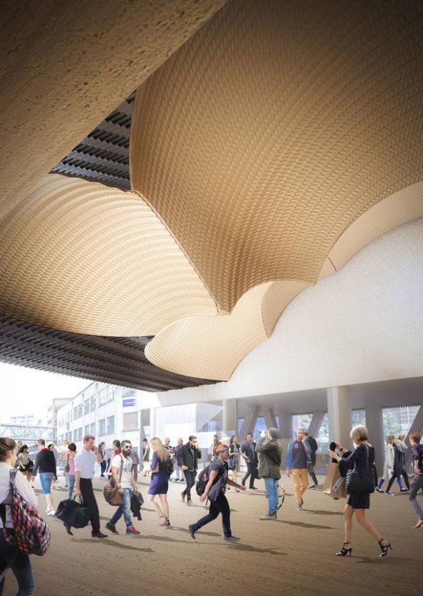 Artists impression of Mt Eden station 2018072402