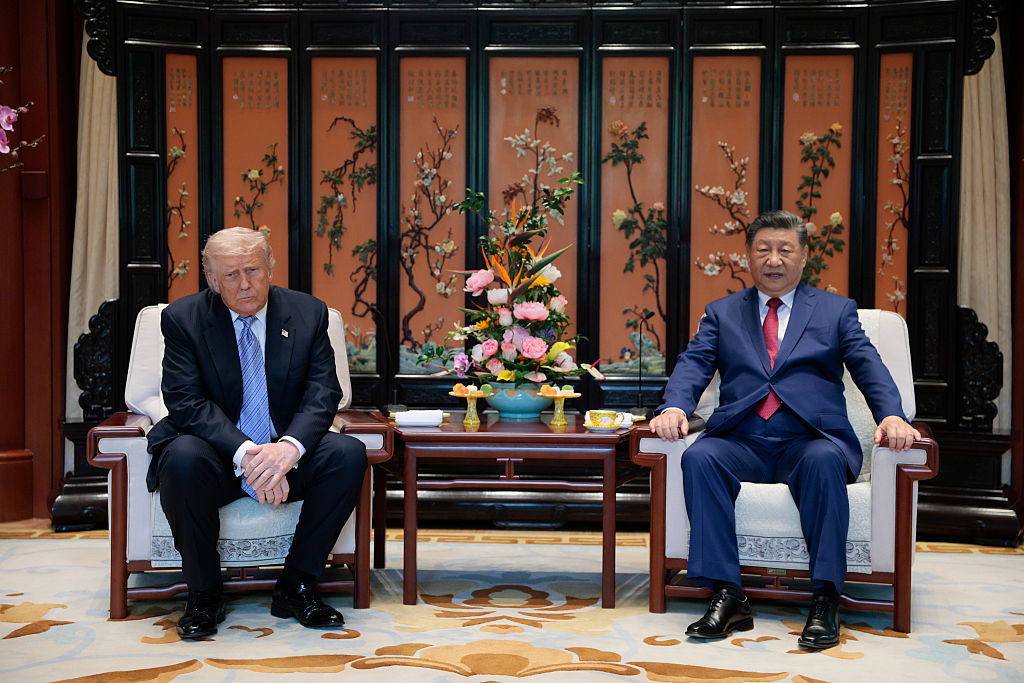 GettyImages-2275747245 | B-2与F-22编队迎宾 白宫公布习近平访美接待安排