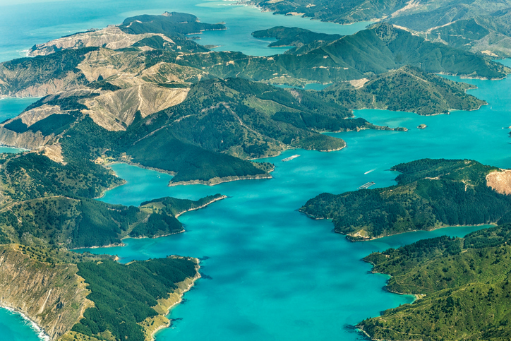 【看新西兰】新西兰北岛南岛间的库克海峡 Cook Strait