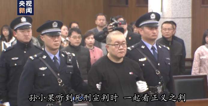 孙小果案：被判死刑 处没收个人全部财产