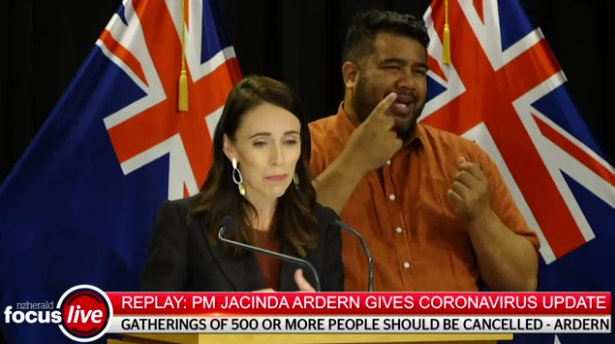 Jacinda Ardern：取消500人及以上的聚集性活动，对拒绝自我隔离的人零容忍