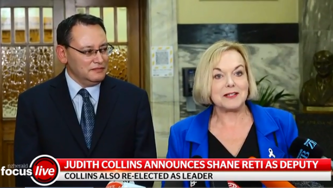 国家党新领导班子确认 Judith Collins新副手乃何许人也