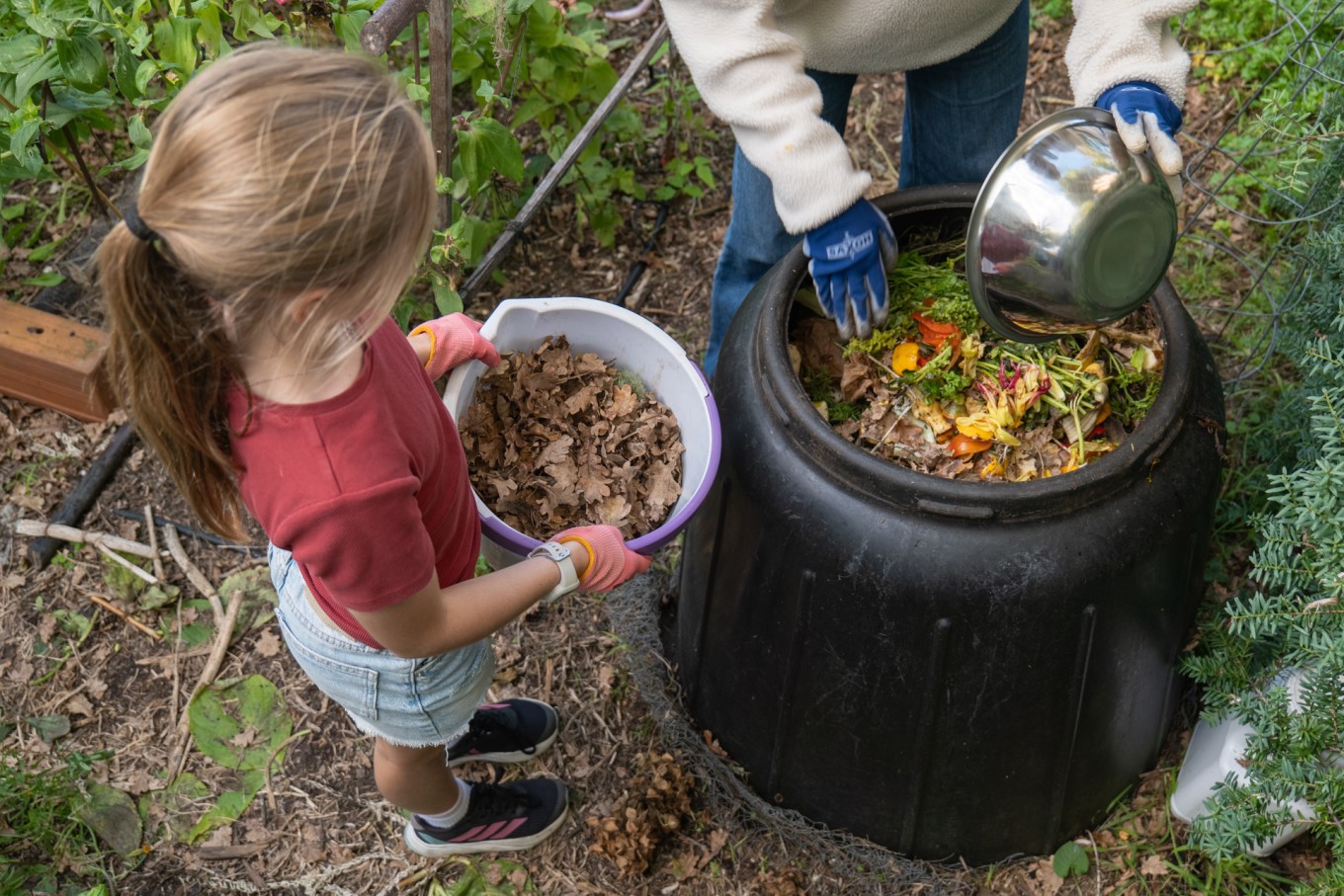 a-girl-doing-composting