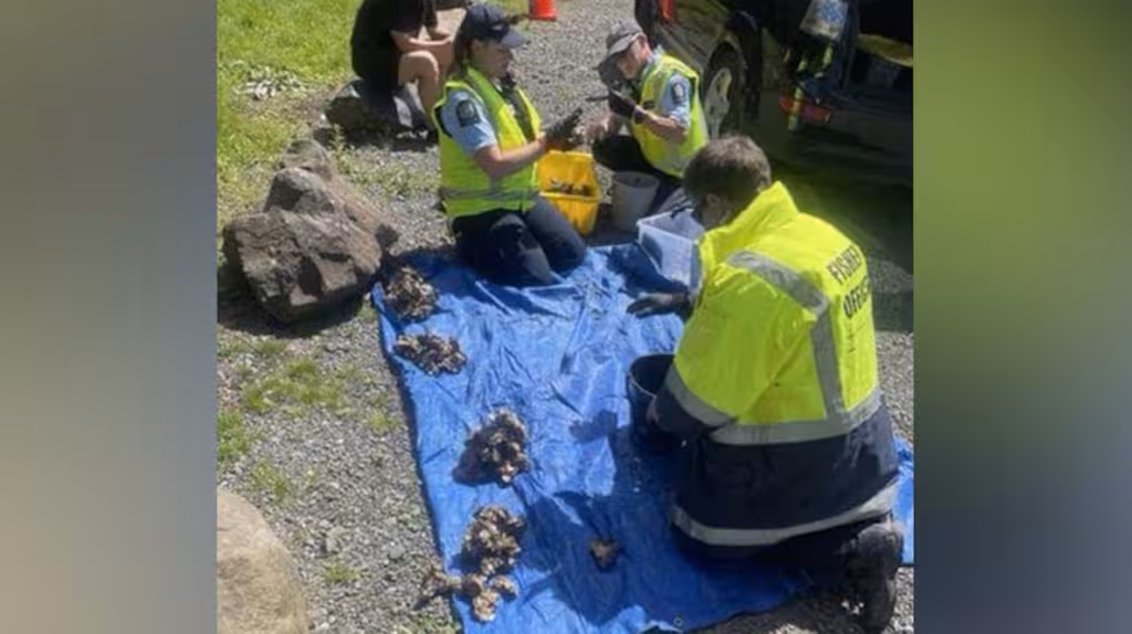 fishery-officer-gemma-cunnington-and-honorary-fishery-office-FN2C6ZZBMVBKRBTA3NRNKCH43E.jpg | 奥克兰严查非法捕捞！周末514次检查揪出15名违规者