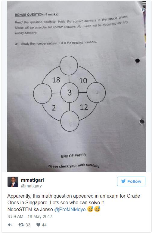 maths question twitter