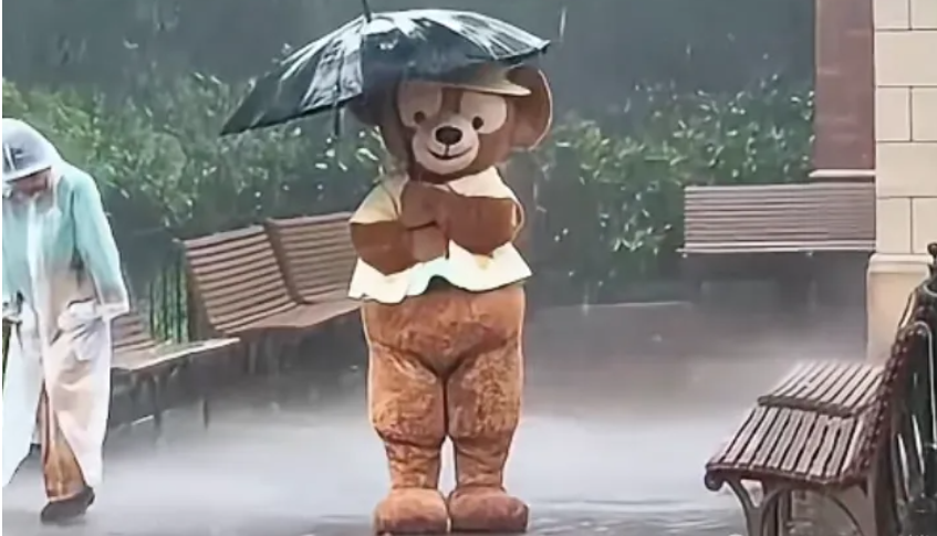 暴雨天“仍在营业”？网友看不下去，上海迪士尼回应