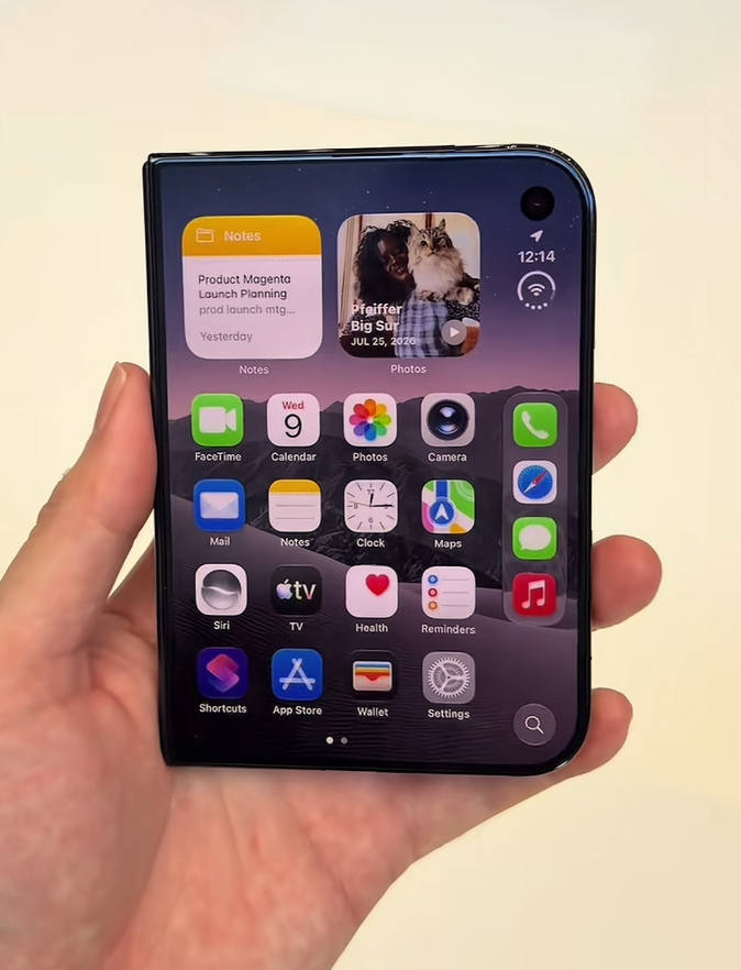 哈哈哈!iphone Duo名场面,这个手指也太长了吧!?
