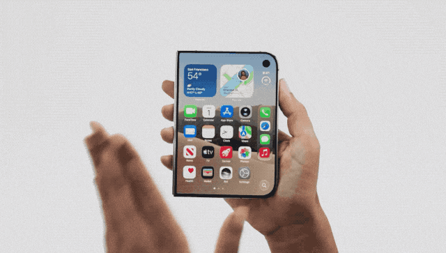 哈哈哈!iphone Duo名场面,这个手指也太长了吧!?