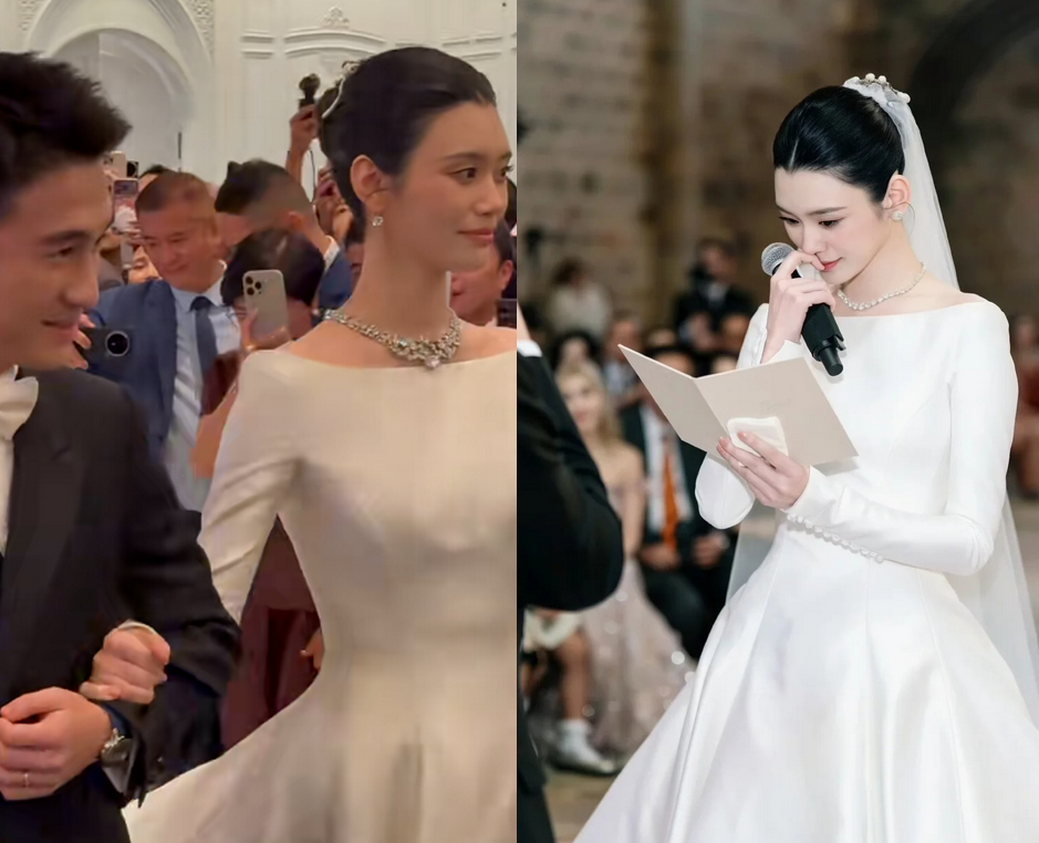 奚梦瑶澳门婚礼站C位!何超琼、甘比送祝福,半个港澳名流圈都来了