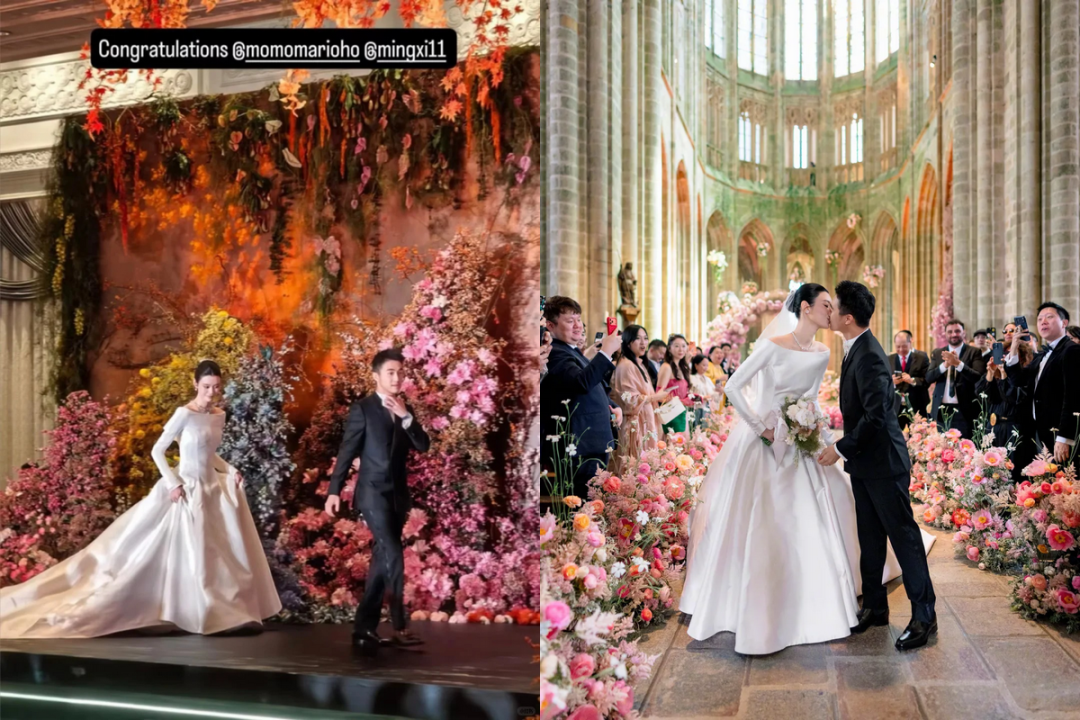 奚梦瑶澳门婚礼站C位!何超琼、甘比送祝福,半个港澳名流圈都来了