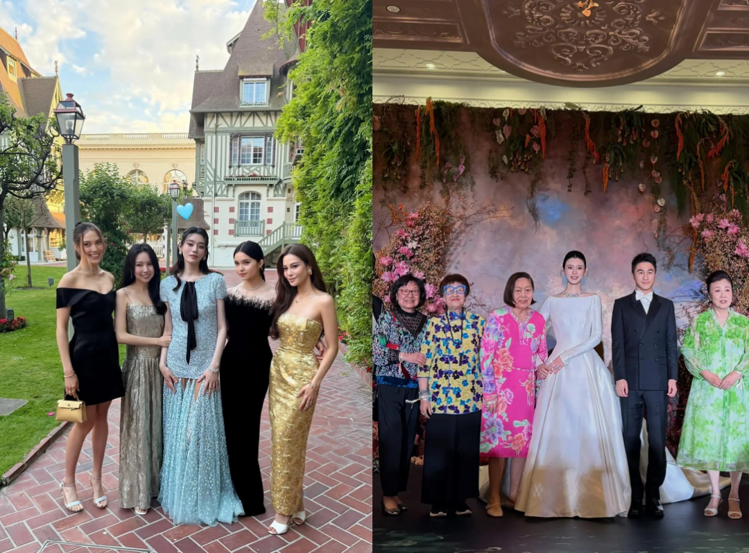 奚梦瑶澳门婚礼站C位!何超琼、甘比送祝福,半个港澳名流圈都来了