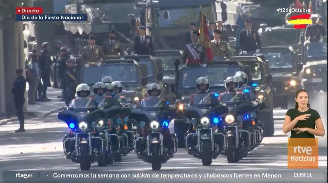 西班牙举办2026国庆阅兵式,王室出席,公主很帅!