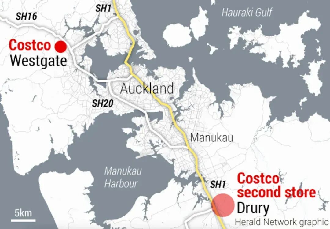 Costco新西兰大扩张！基督城新店选址曝光，奥克兰第二家也定了……