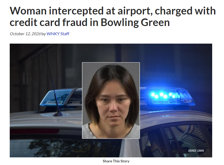 华人女子搭乘飞机逃离美国前被捕，没想到早就被警方盯上