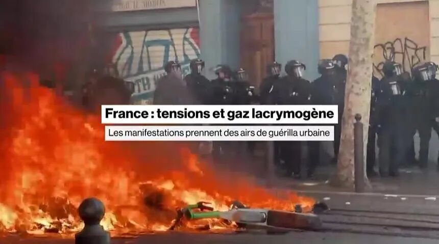 法国乱成一锅粥,年轻人集体上街!这背后,是一场老人与年轻人的抢钱之战.....