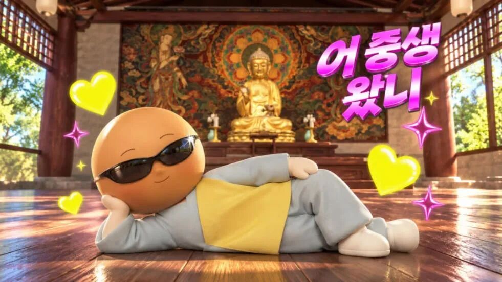 韩国虚拟寺庙小游戏爆火?!主打绝不社交,十万年轻人挤崩服务器…