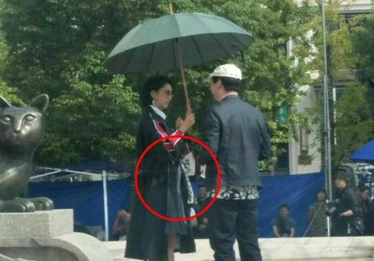 佟丽娅腹部明显变大 是拍戏需要还是错觉？