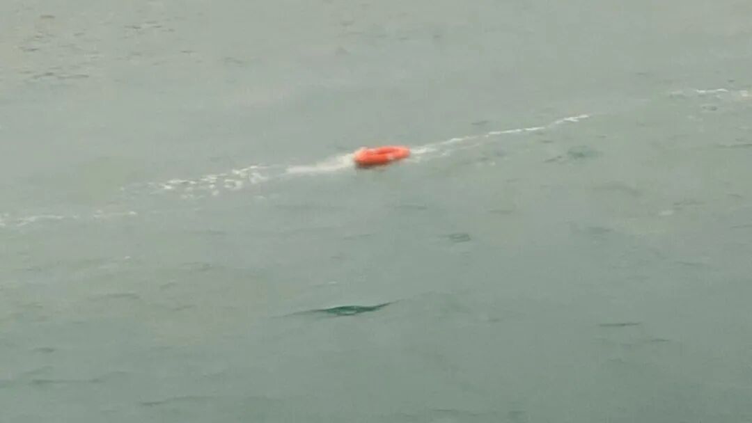 海岸警卫队发言人表示，他们已获悉今天早上从怀赫科岛出发的渡轮上有一人落水身亡。图片/供图。