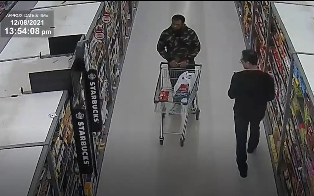 Ahamed Samsudeen visiting the New Lynn Woolworths about a month prior to the attack.