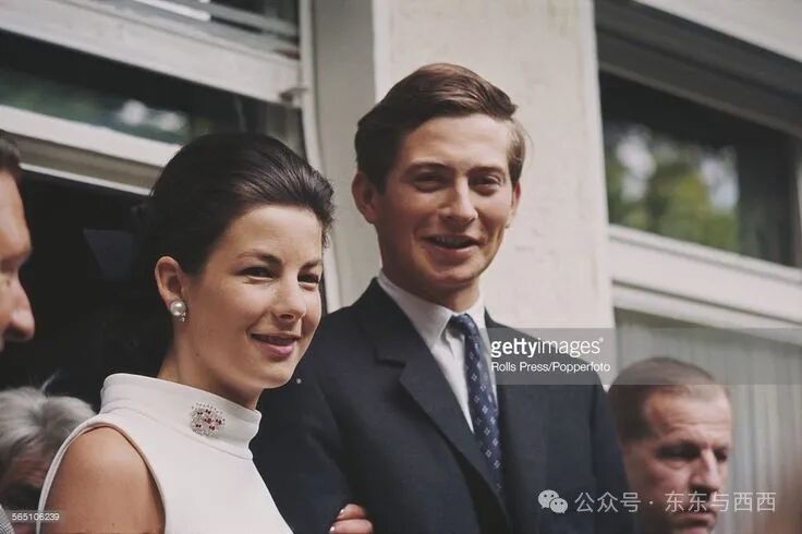 View of Hans-Adam II, Prince of Liechtenstein and his wife, former...