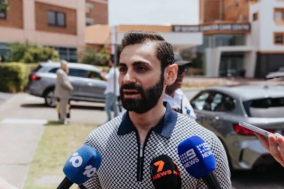 Jozay Alkanj, cousin of 43-year-old father-of-two Ahmed el Ahmed who has been hailed a hero.