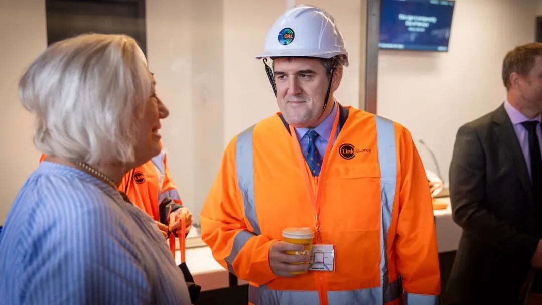 Housing Minister Chris Bishop has offered Auckland Council the option of enabling high-density development around key City Rail Link (CRL) stations. Photo / Michael Craig
