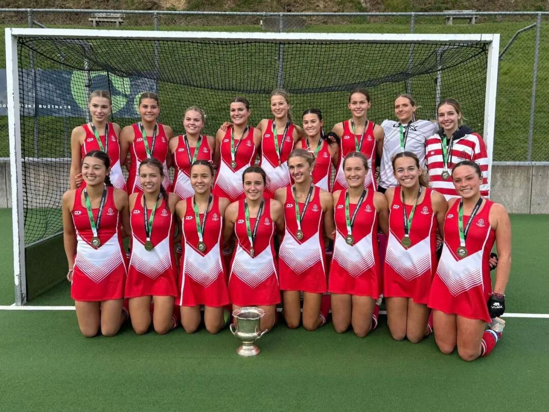 2025 National Secondary School hockey champions, St Margaret's College. Photo / Facebook