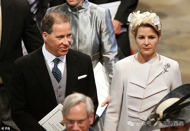 The Earl and Countess of Snowdon at Westminster Abbey for the wedding between Prince William and Kate Middleton