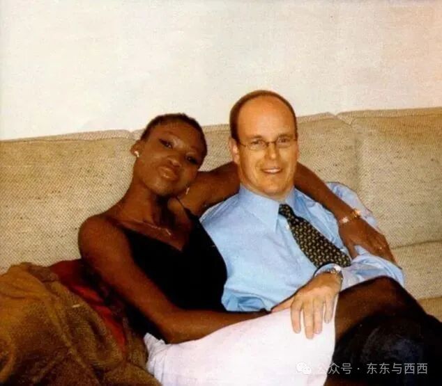 Prince Albert of Monaco with his then mistress, beautiful Nichole Coste.