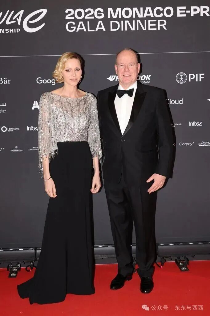Princess Charlene of Monaco dazzles in Kate Middleton's favorite designer at E-Prix Gala