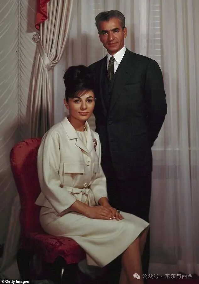 In an interview for Town&Country , Farah Pahlavi, 83, who was dubbed the Jackie Kennedy of the Middle East during her heyday, opened up about the overthrowing of her late husband Shah Mohammad Reza Pahlavi (pictured in 1962)