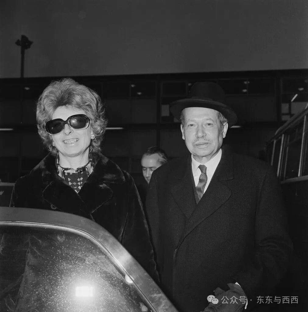Princess Gina with Prince Franz Adam in black outfits