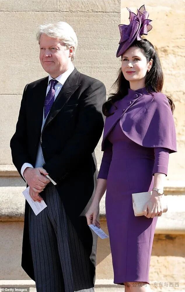 Earl Charles Spencer and his current Countess, the glamorous former Karen Villeneuve seen together in 2018. They parted earlier this year