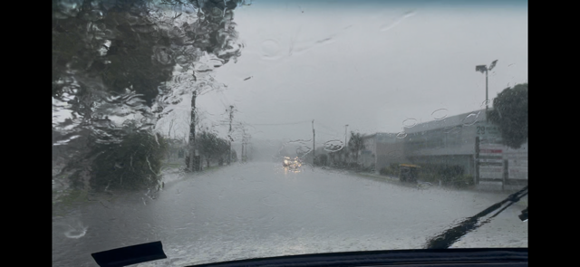 Foul weather in Henderson.