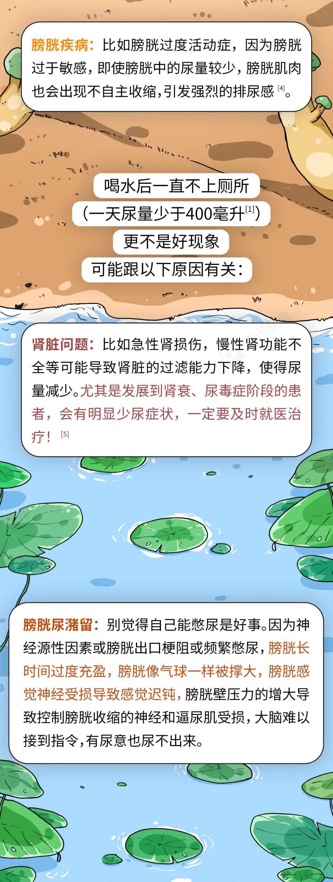 喝完水就上厕所和大半天不尿，哪种情况更需要警惕？