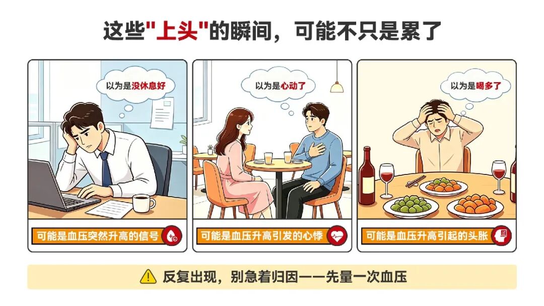 别把“眼前一黑”当累了!3个成年人就有1个高血压,近一半人却不知道