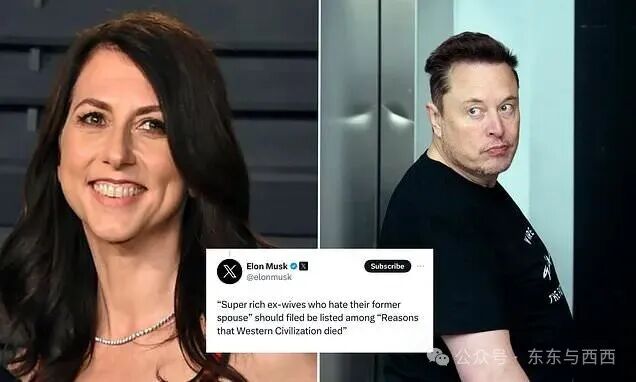 Elon Musk accused billionaire MacKenzie Scott of 'destroying Western  civilization' in barbed quip where he referred to 'super rich ex-wives who  hate their former spouse' days before she revealed mega philanthropic  donations