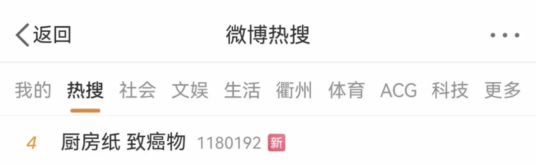 致癌物含量过高！一品牌召回1500件厨房纸巾