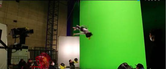 yangmi filming3